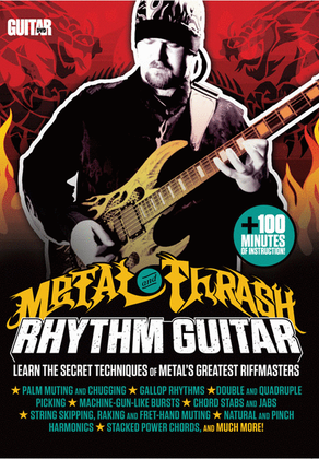 Book cover for Guitar World -- Metal and Thrash Rhythm Guitar