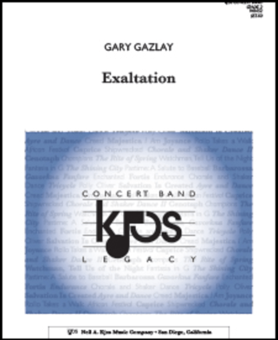 Exaltation Concert Band scores gallery preview page 1