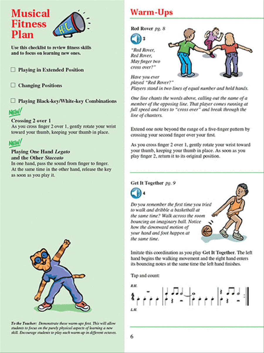 Piano Technique Book 4 Book with Audio and MIDI Access Piano Method scores gallery preview page 3
