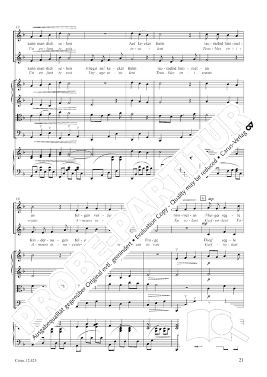 Die Kinder des Monsieur Mathieu (arr. R. Butz) chorissimo! Score scores gallery preview page 22
