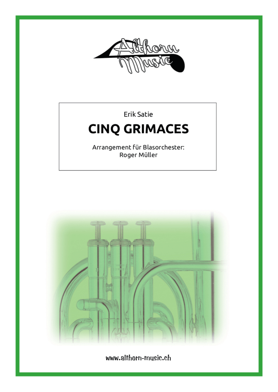 Cinq Grimaces Concert Band scores gallery preview page 1