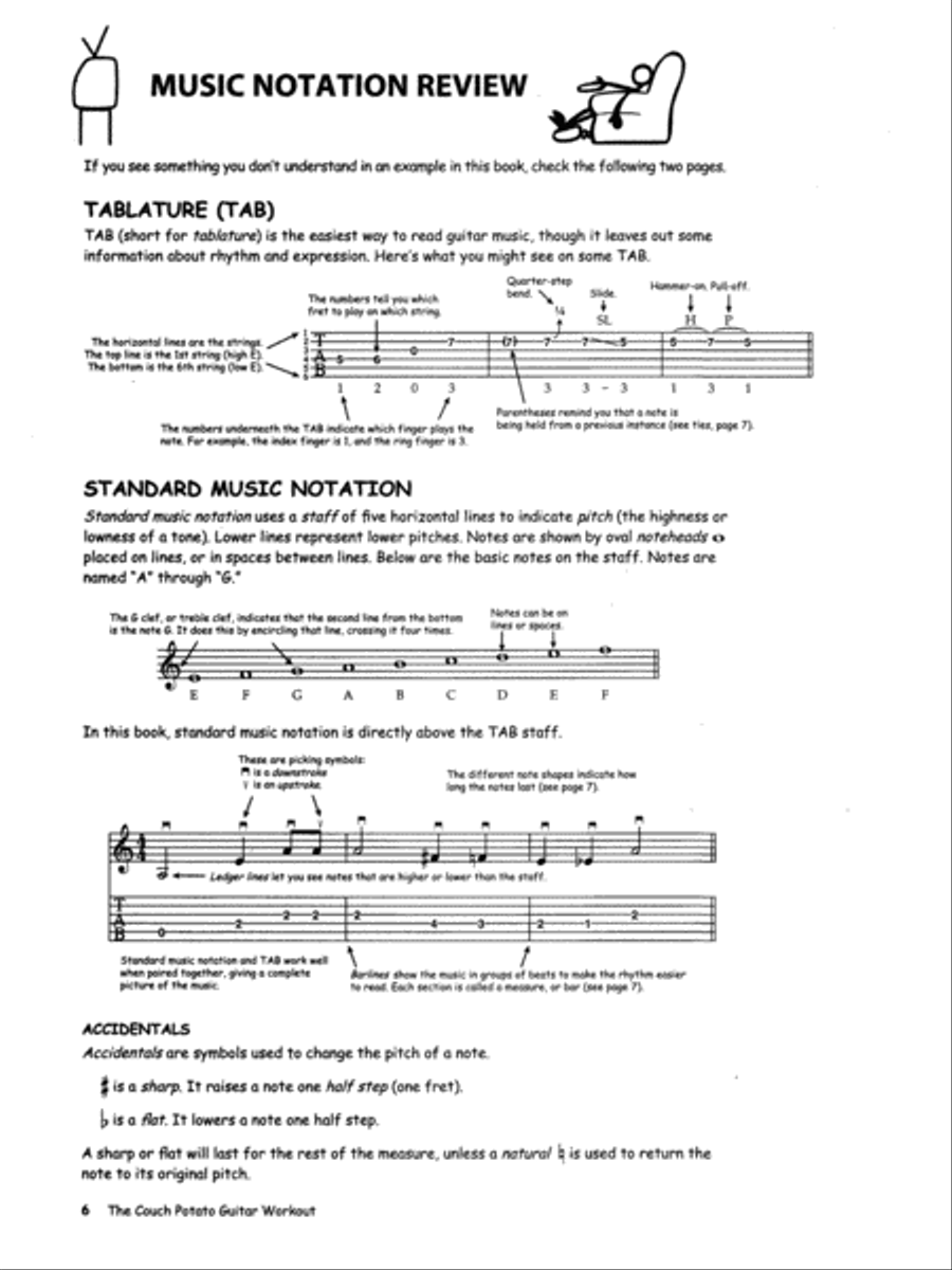 The Couch Potato Guitar Workout Guitar scores gallery preview page 3