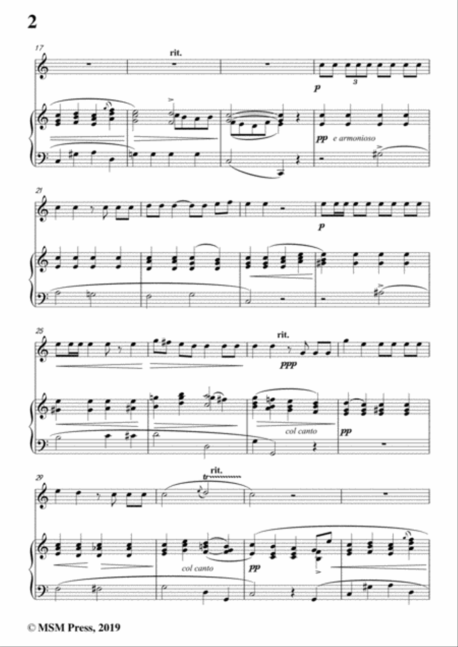 Tosti-Ave Maria, for Flute and Piano Flute Solo scores gallery preview page 4