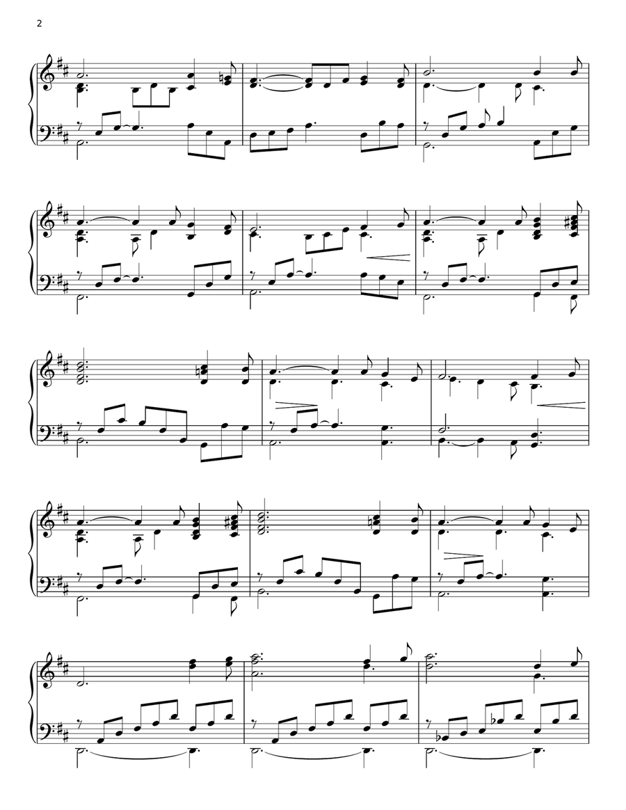 I Am His And He Is Mine Piano Solo scores gallery preview page 2