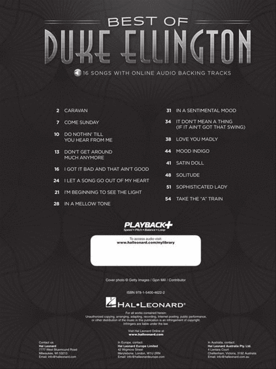Best of Duke Ellington image number null