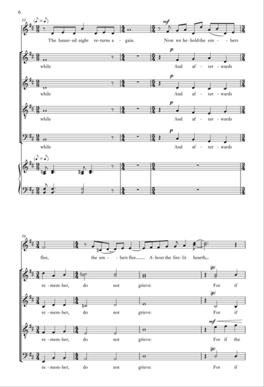 In Memoriam Anne Frank Divisi scores gallery preview page 5