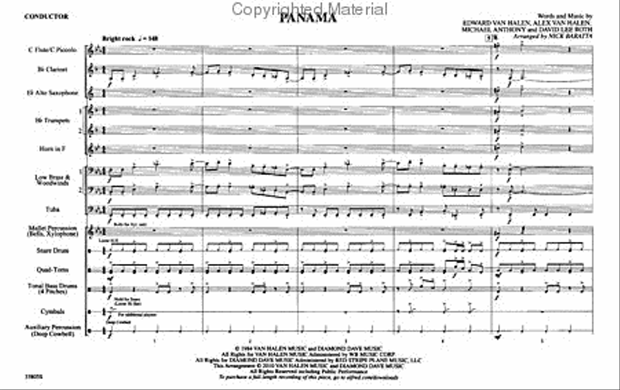 Panama Marching Band scores gallery preview page 2