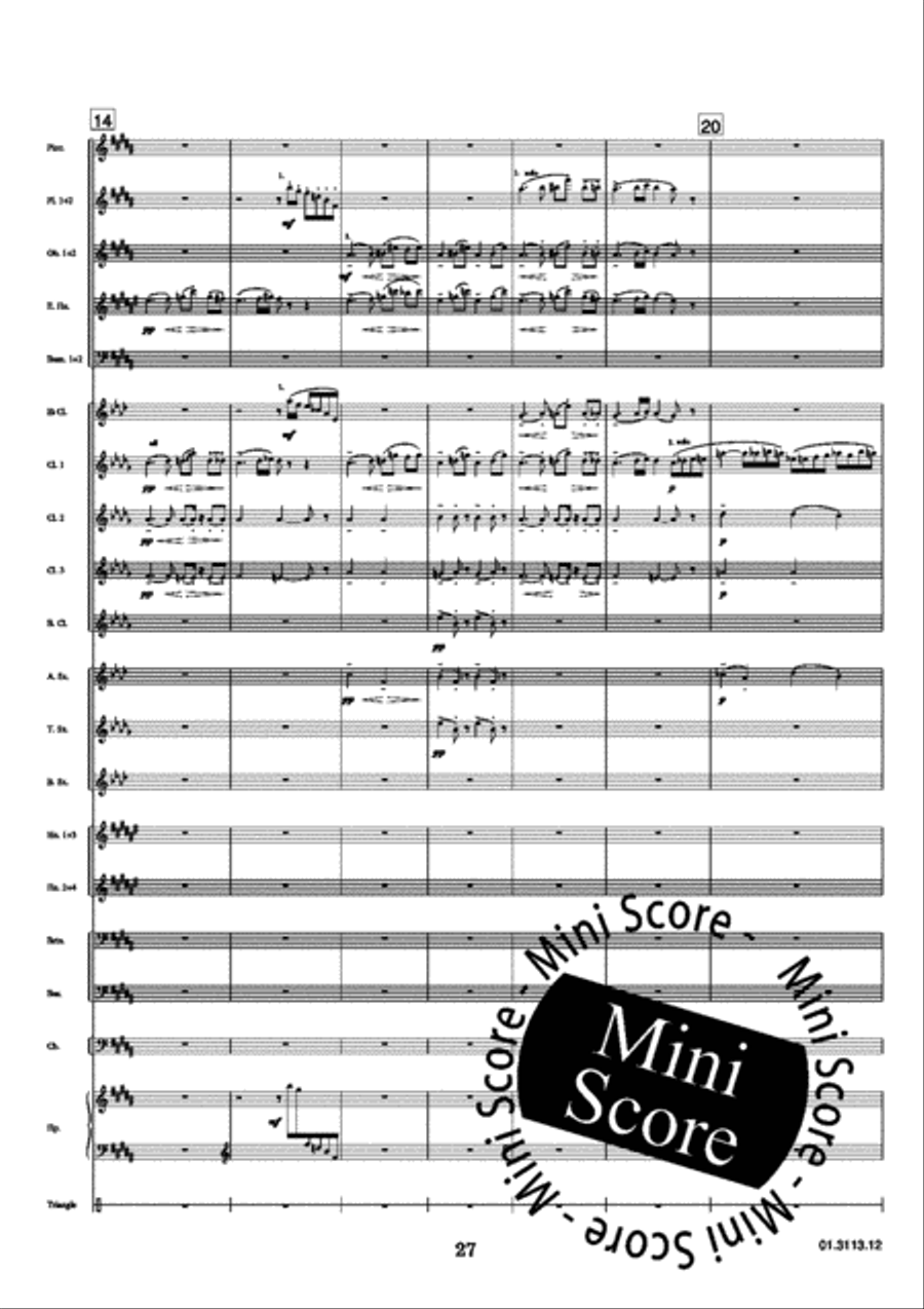 Pictures at an Exhibition Concert Band scores gallery preview page 31