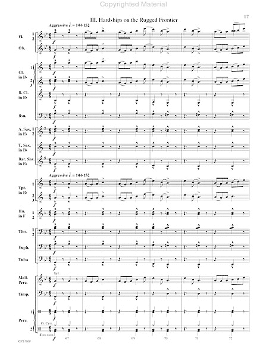 A Land Remembered A Land Remembered Concert Band scores gallery preview page 18
