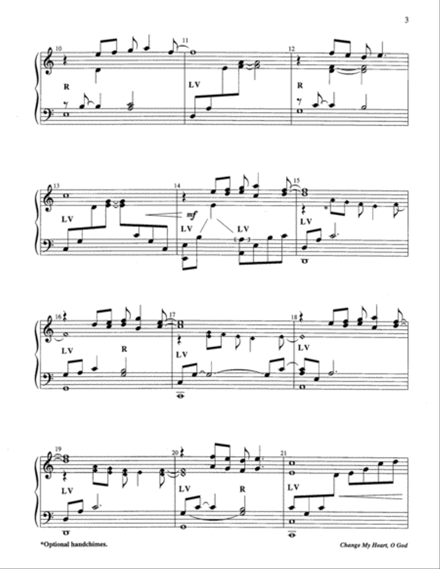 Change My Heart, O God 5-Octaves scores gallery preview page 9