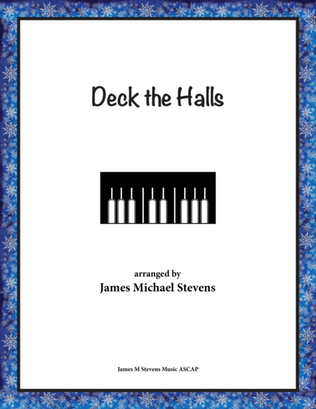 Book cover for Deck the Halls - Quiet Christmas Piano - Nos Galan