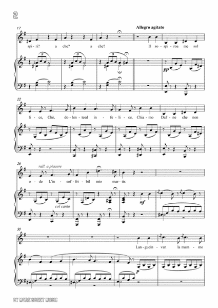 Bellini-L'abbandono in e minor，for voice and piano image number null