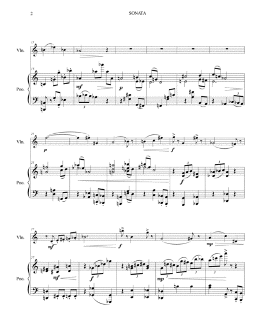 Sonata String Duet scores gallery preview page 2