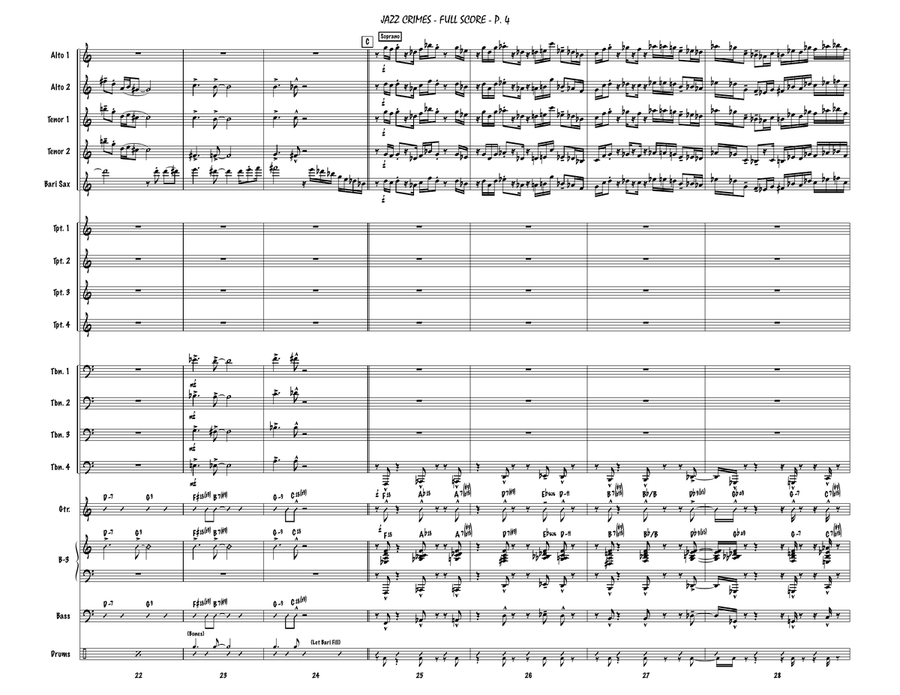 Jazz Crimes Jazz Ensemble scores gallery preview page 4