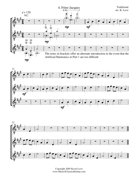 A Folk Song Primer (Guitar Trio) - Score and Parts image number null