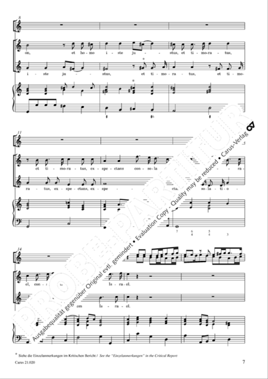 In festo purificationis Choir scores gallery preview page 8