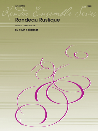 Book cover for Rondeau Rustique