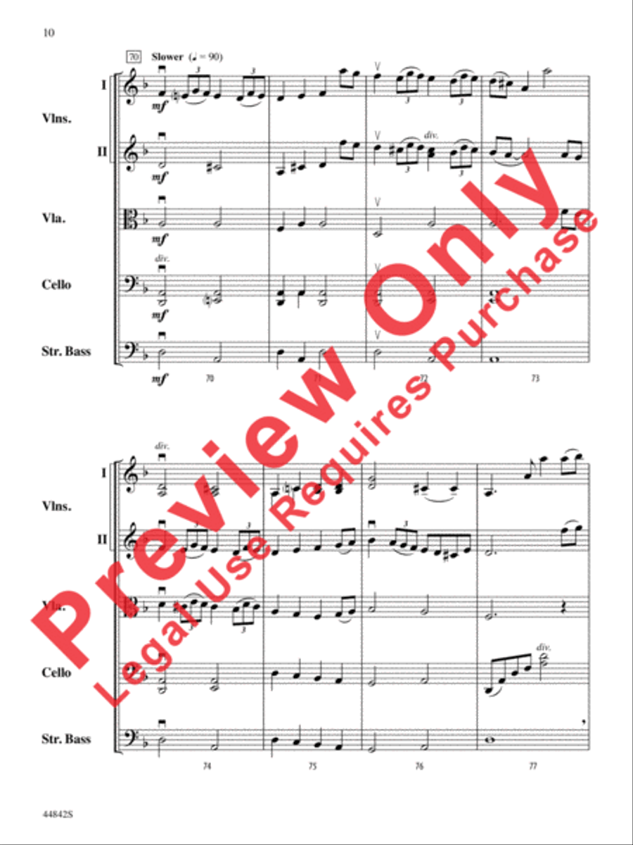 Russian Fantasy Russian Fantasy String Orchestra scores gallery preview page 23