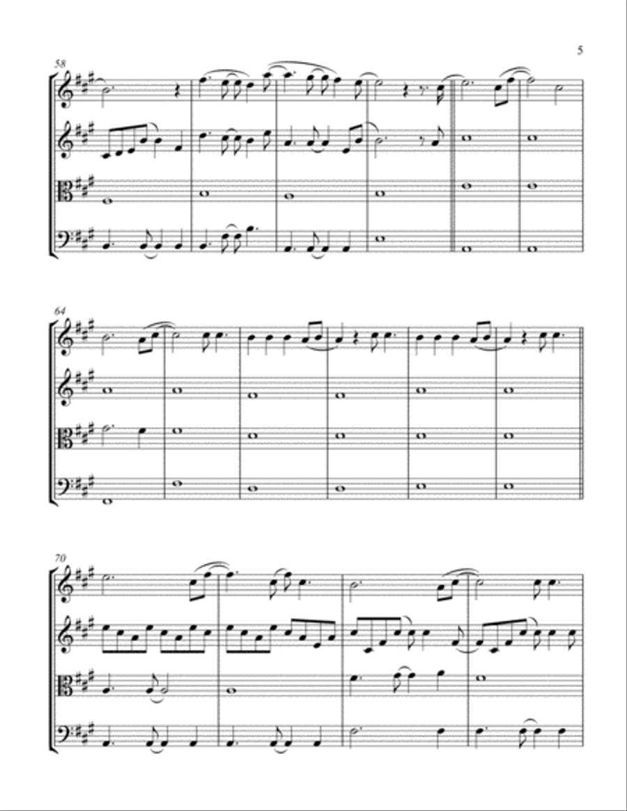All Of Me String Quartet scores gallery preview page 5