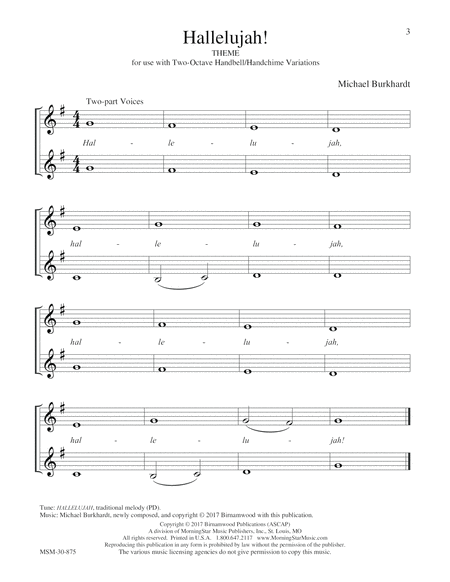 Variations on Hallelujah (Downloadable)