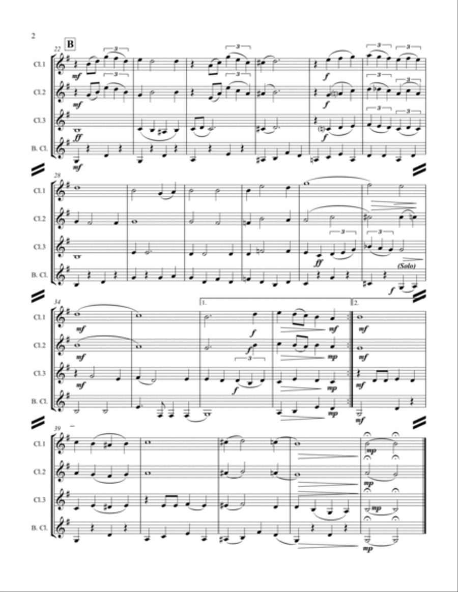 White Christmas White Christmas Woodwind Ensemble scores gallery preview page 3