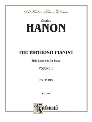 Book cover for The Virtuoso Pianist, Volume 1
