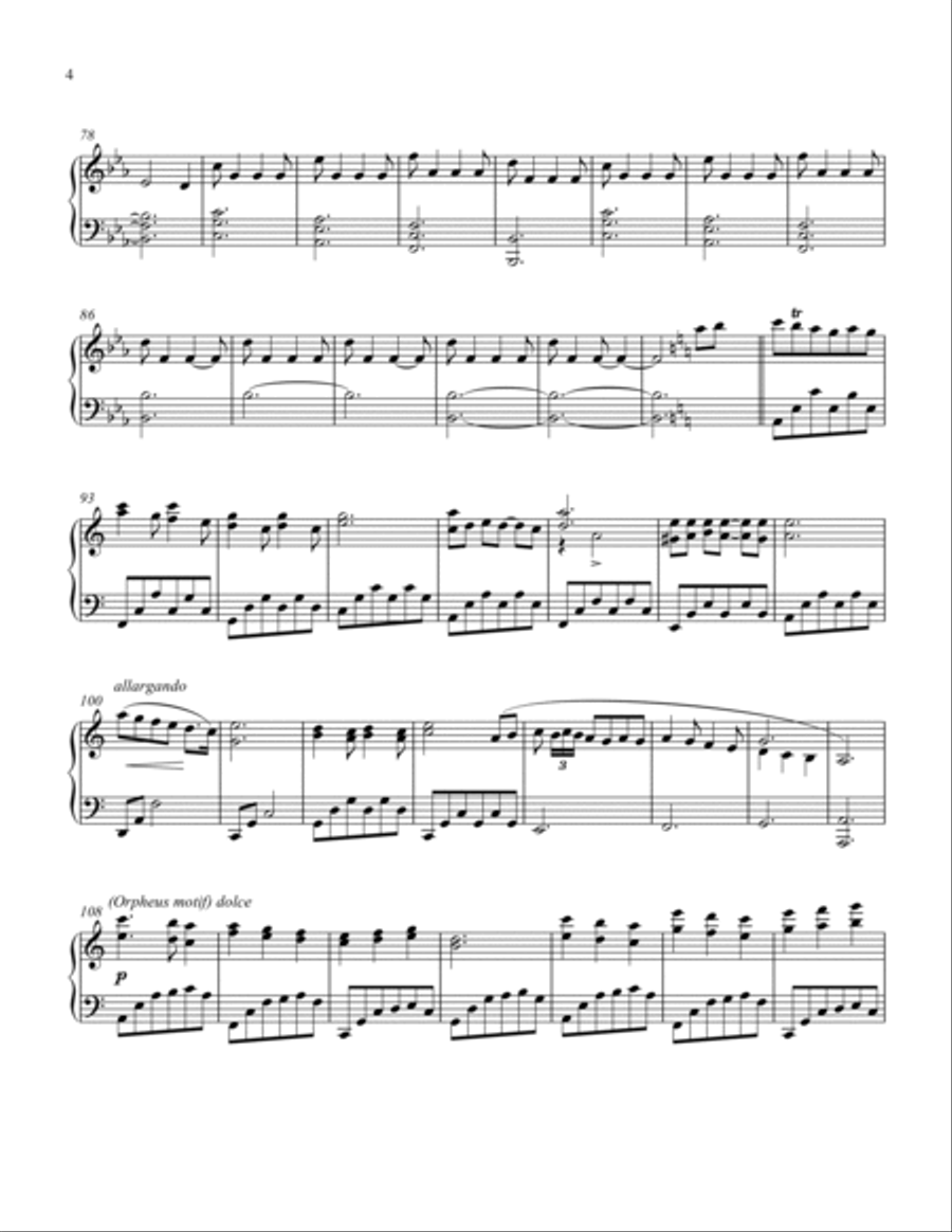 CLOUD WALKER Piano Solo scores gallery preview page 4