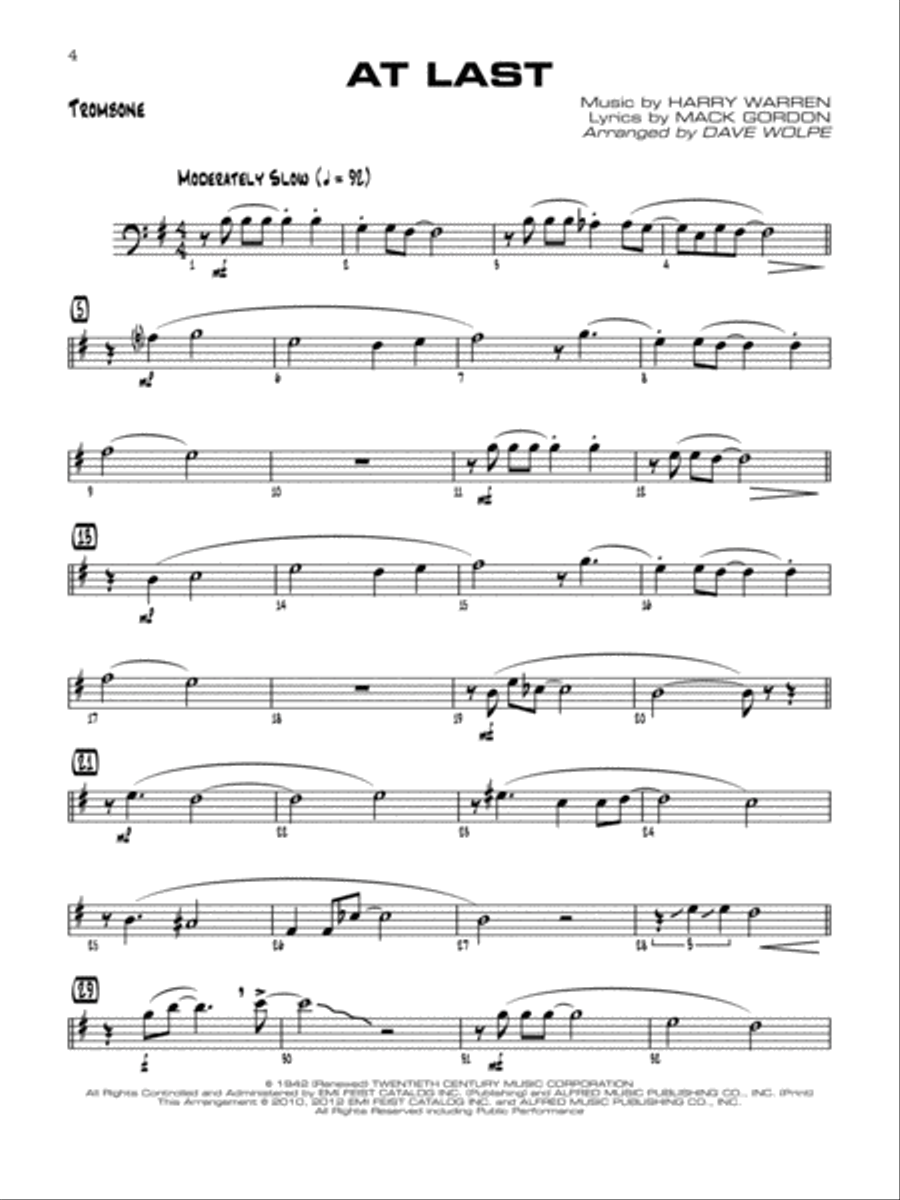 Singin' with the Jazz Combo Jazz Ensemble scores gallery preview page 3