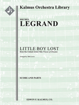 Book cover for Little Boy Lost (from the United Artists film Pieces of Dreams)