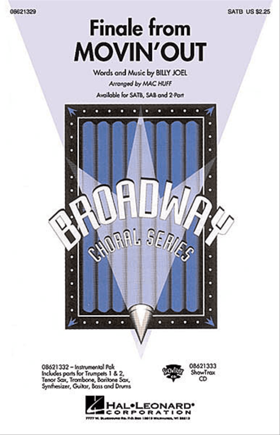 Finale from Movin' Out Choir scores gallery preview page 1