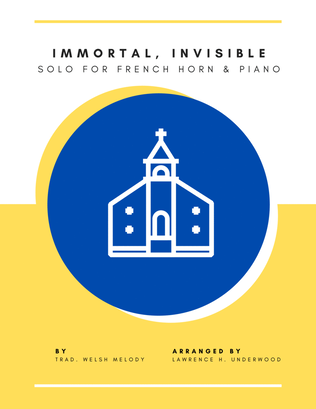Book cover for Immortal, Invisible for Horn in F