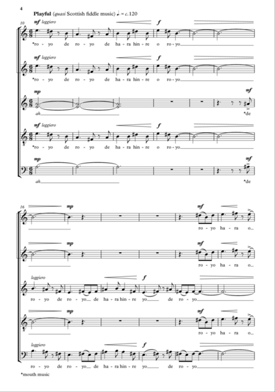 When time is broke SSATB scores gallery preview page 3