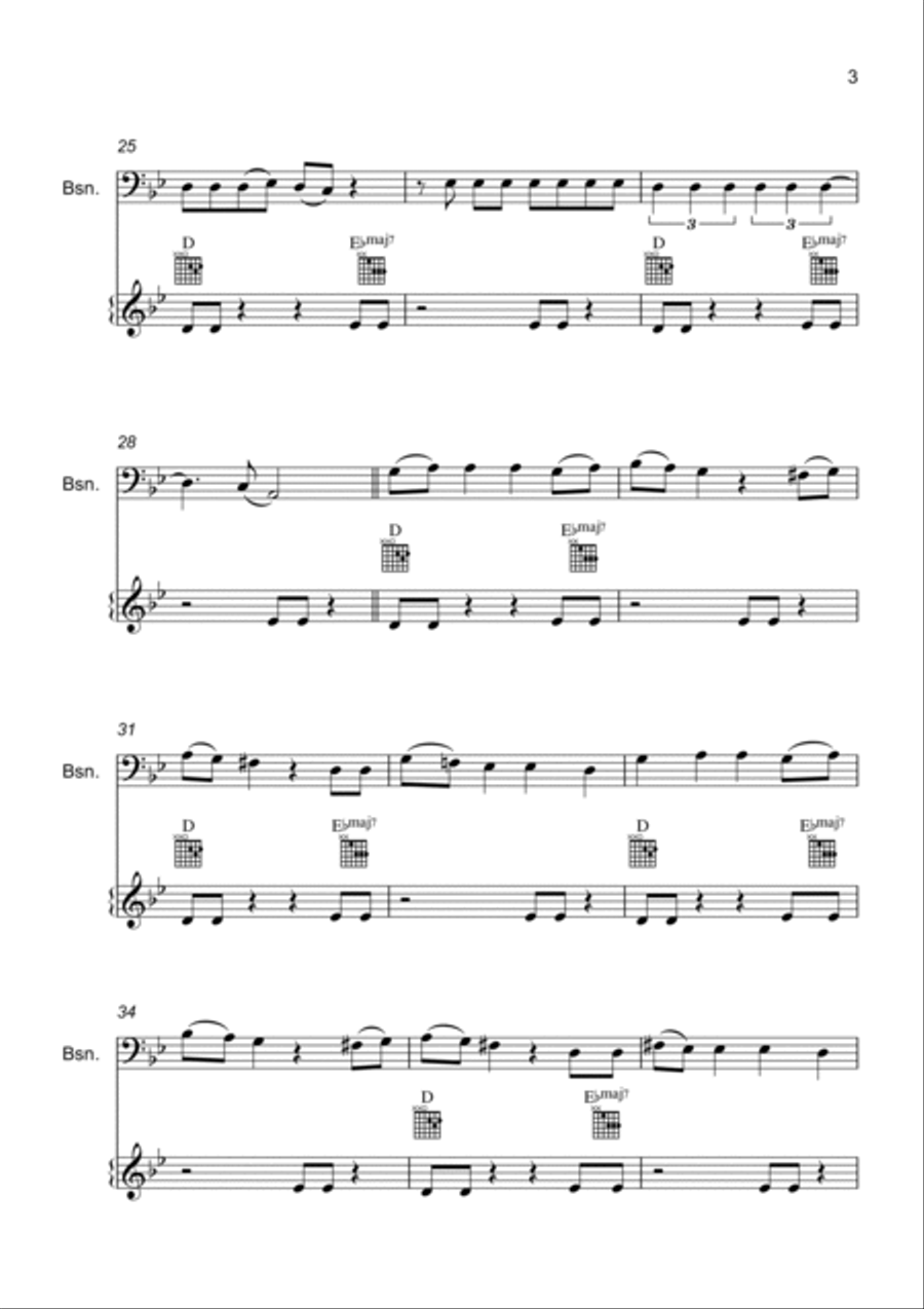 Unholy Bassoon scores gallery preview page 3