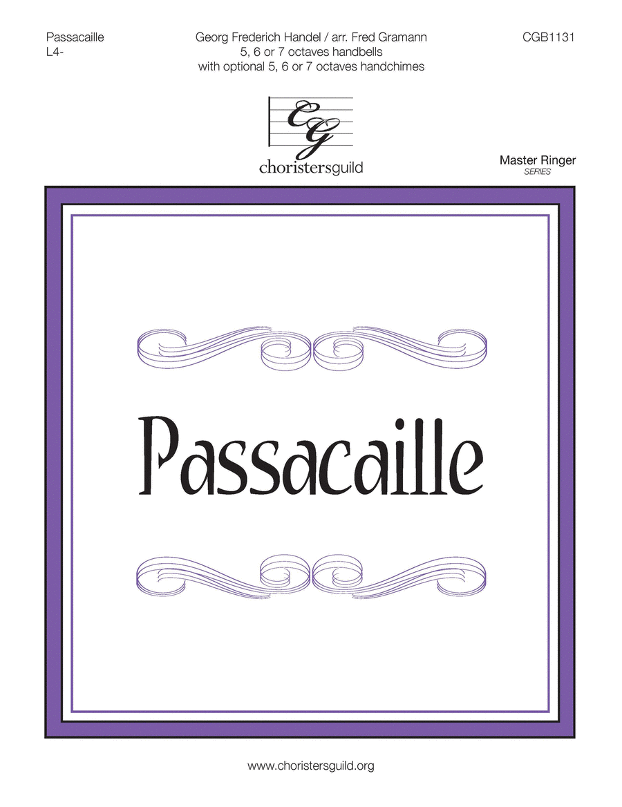 Passacaille (5-7 octaves) Handbell Choir scores gallery preview page 1