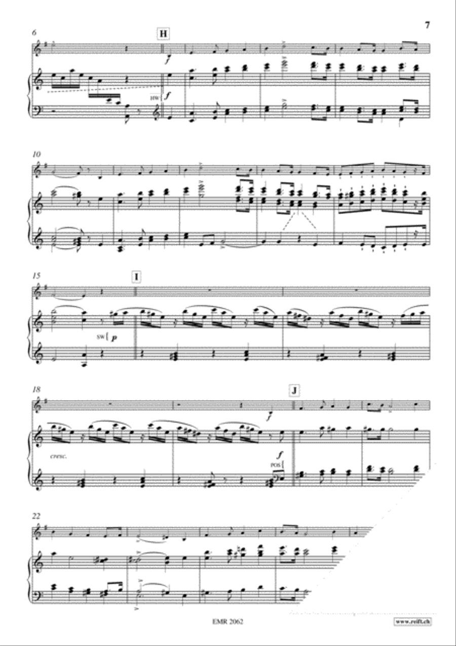 Drei Lieder ohne Worte Horn scores gallery preview page 8