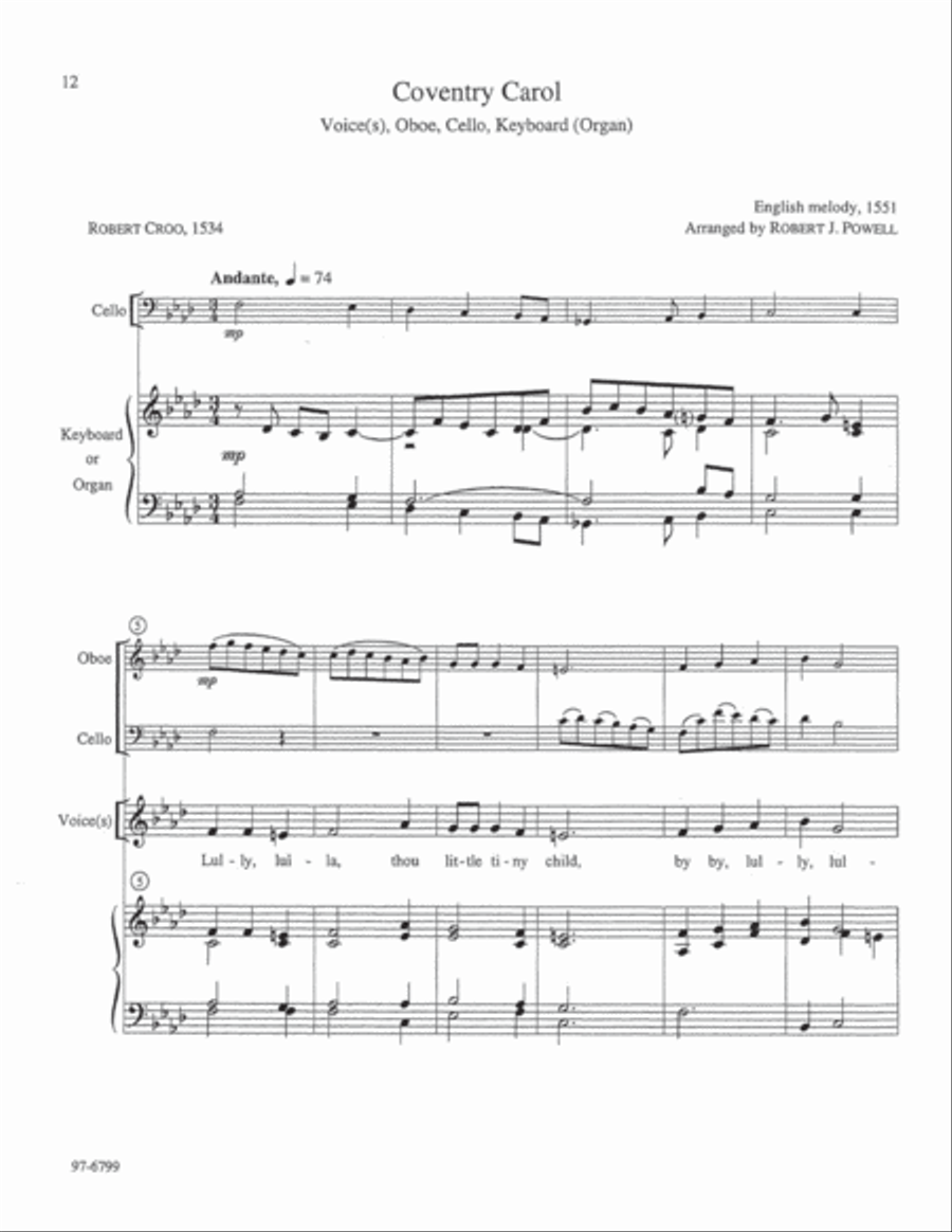 Cradle Carols, Set 1 Cradle Carols, Set 1 Voice scores gallery preview page 4