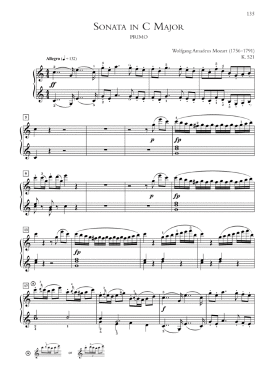 Sonatas for One Piano, Four Hands Small Ensemble scores gallery preview page 5