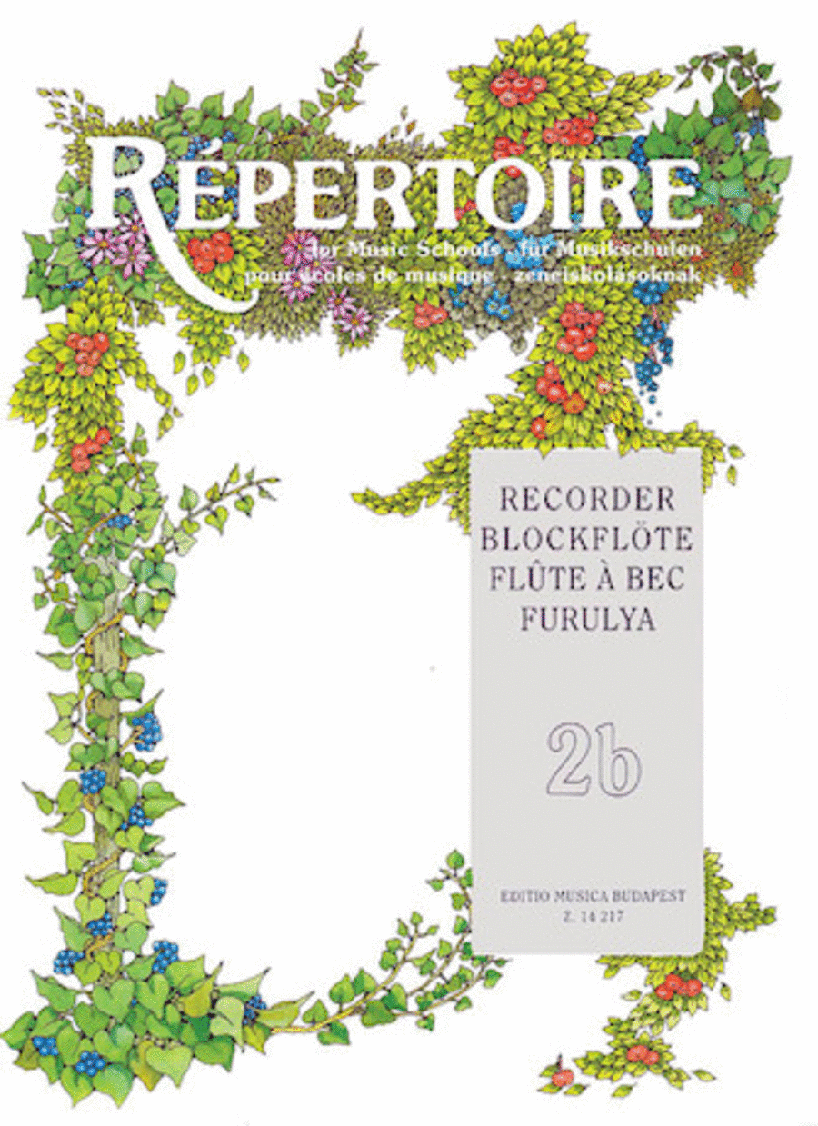 Repertoire for the Recorder - Volume 2B