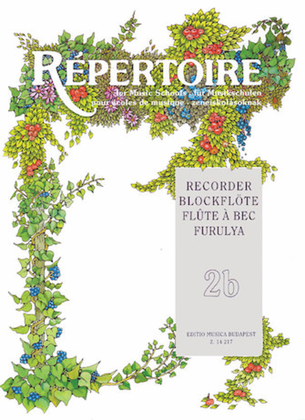 Book cover for Repertoire for the Recorder – Volume 2B
