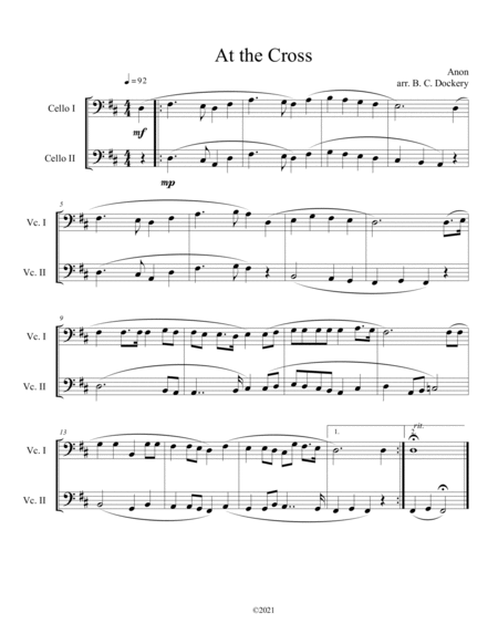 20 Easter Hymn Duets for 2 Cellos: Vols. 1 & 2 image number null