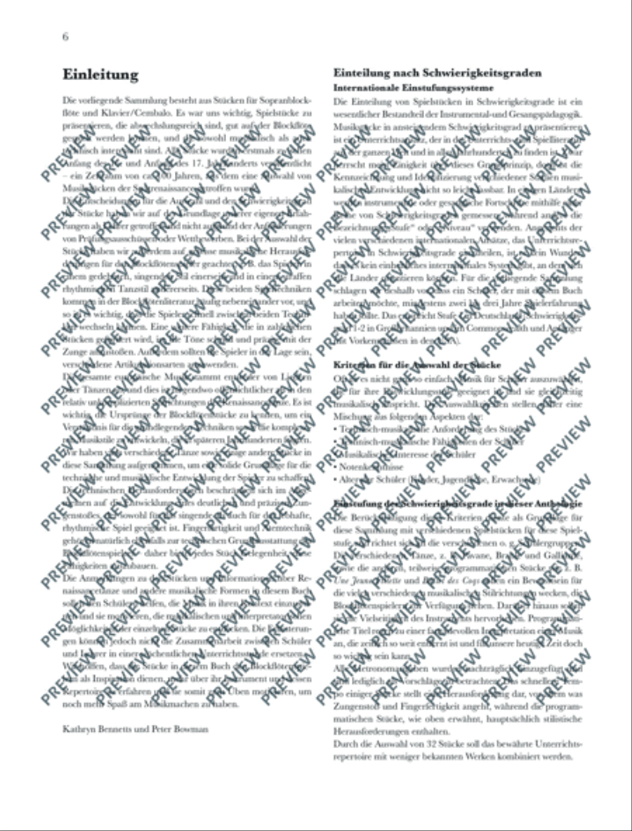 Renaissance Recorder Anthology 1 Soprano Recorder scores gallery preview page 7