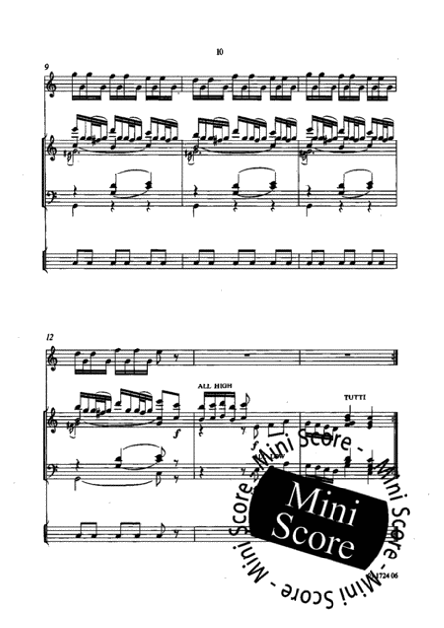 Swedish Quadrille and Polonaise Concert Band scores gallery preview page 13