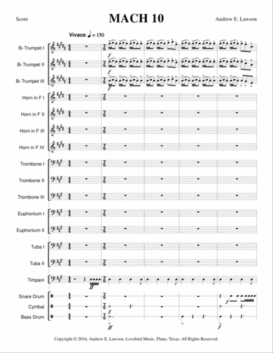 Mach 10 Brass Ensemble scores gallery preview page 2