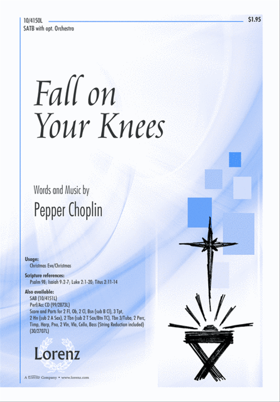 Fall on Your Knees 4-Part scores gallery preview page 1
