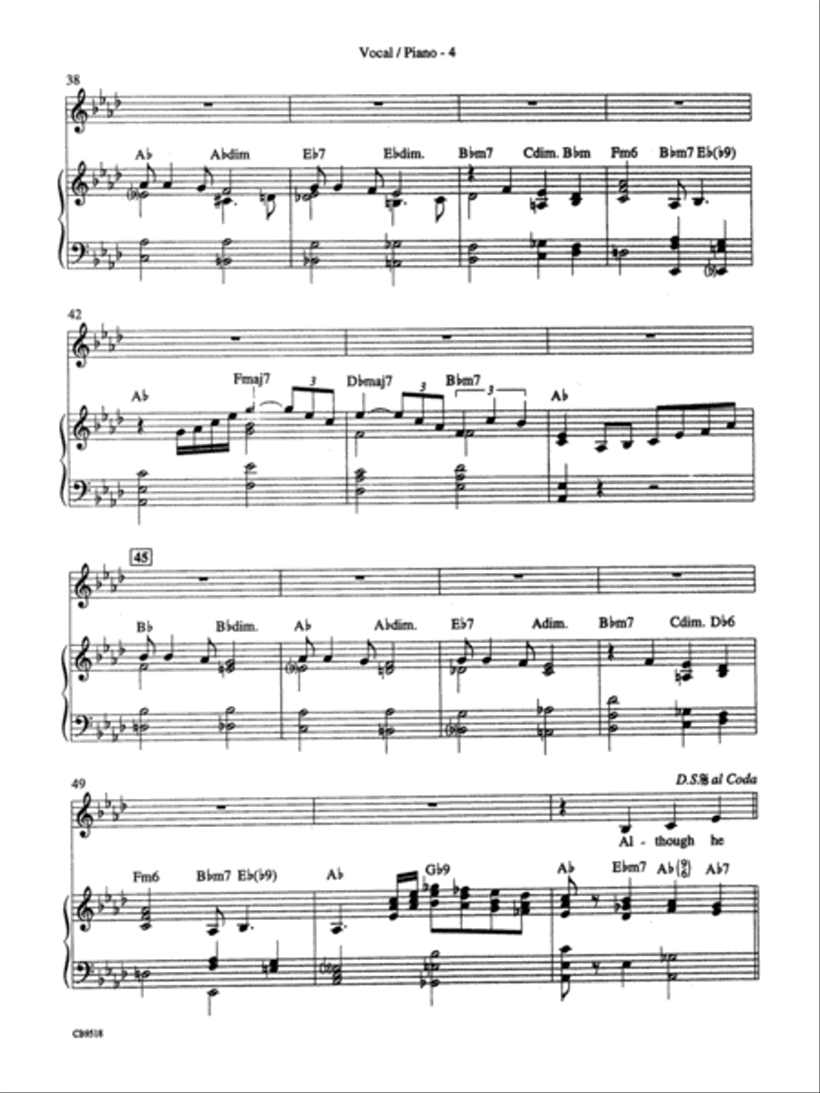 Someone to Watch Over Me: Piano Accompaniment Concert Band scores gallery preview page 4