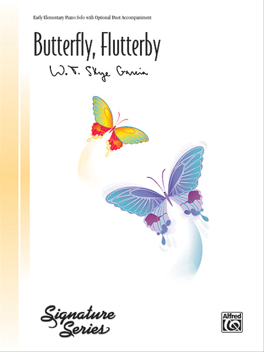 Butterfly, Flutterby Easy Piano scores gallery preview page 1