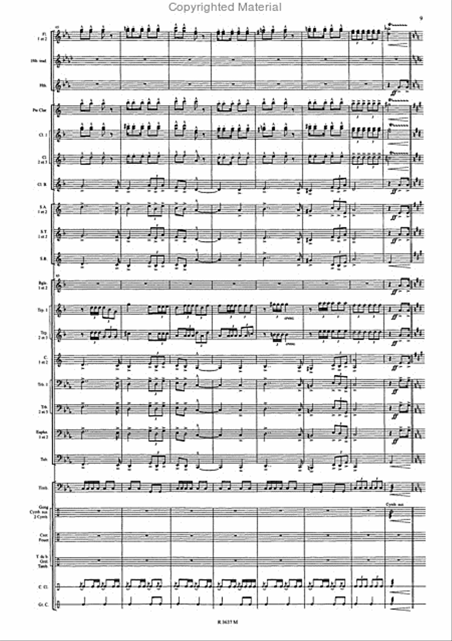 Ambaixadora Contrabandistas Concert Band scores gallery preview page 10