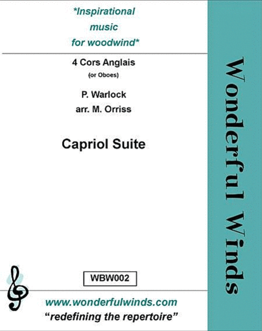 Capriol Suite Woodwind Quartet scores gallery preview page 1