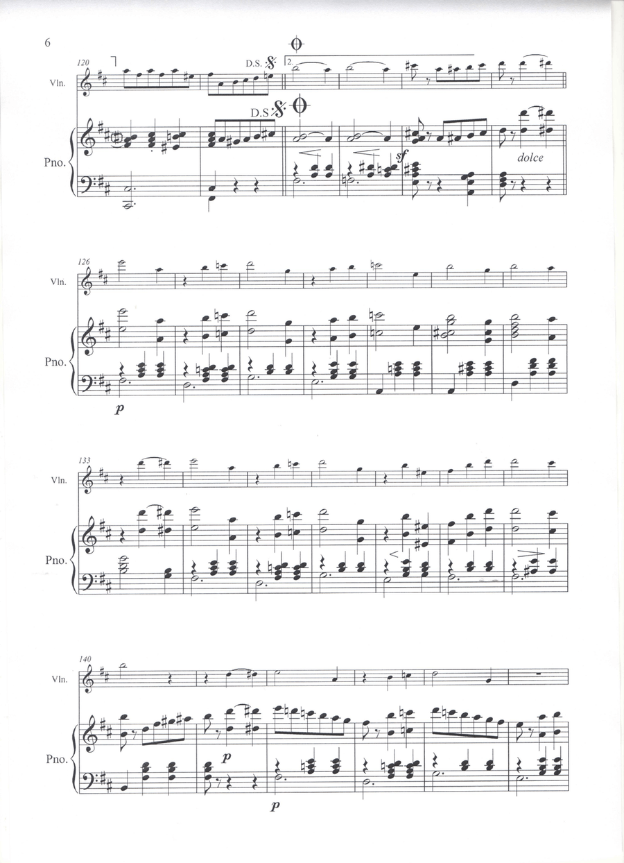 Waltz of the Flowers (Nutcracker Suite) - Violin and Piano Violin Solo scores gallery preview page 6