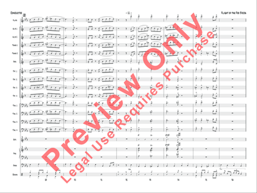 Flight of the Foo Birds Jazz Ensemble scores gallery preview page 28
